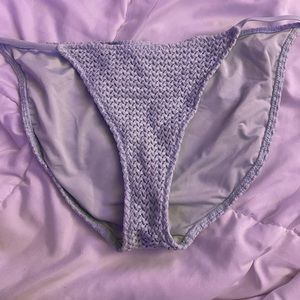 Light Blue aerie bikini bottoms.